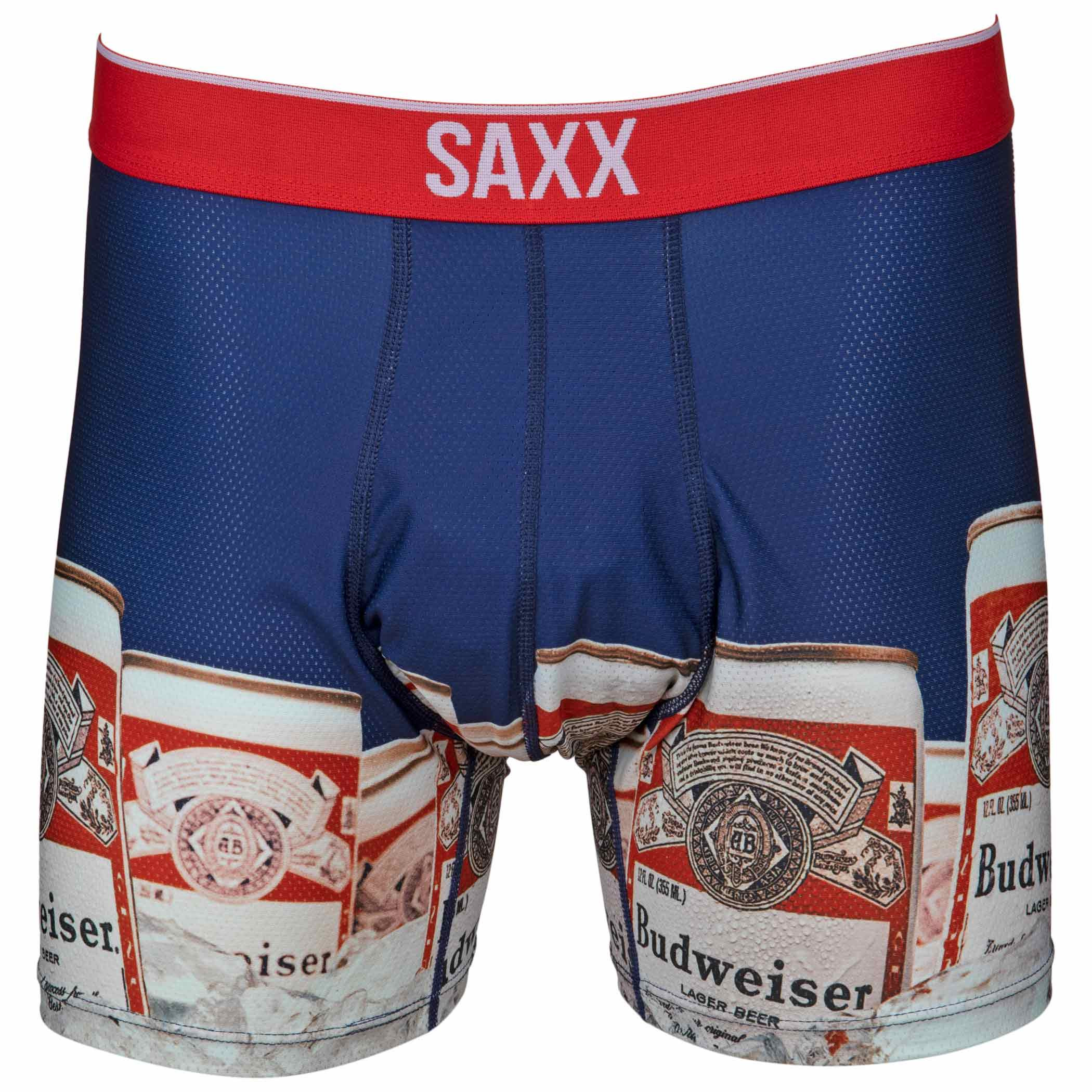 Budweiser Beer Cans Ice Chest SAXX Men's Boxer Briefs